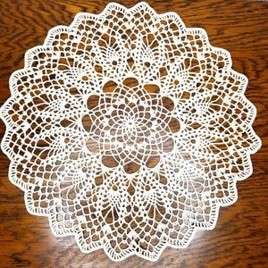 Handmade Crocheted Doily